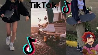 💖Aesthetic💖 longboarding tik tok compilation