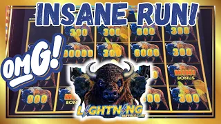 🤑JACKPOT AFTER JACKPOT 🤑 INSANE RUN on Buffalo Lightning Link