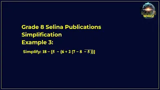Simplify: 𝟏𝟖 − [𝟓  − {𝟔 + 𝟐 (𝟕 − 𝟖  − 𝟓 )}] | Selina Publication |Grade 8 (ICSE) | Simplification
