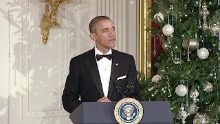 President Obama Speaks at the 2015 Kennedy Center Honors Reception