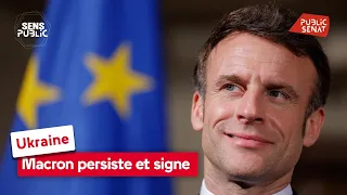 Ukraine : Macron persiste et signe