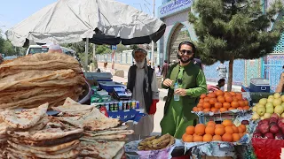 گزارش حیات‌الله، دروازه بلخ، مندوی، کمک به نیازمندان، خرید، لیلام، بازار، مزارشریف | Balkh