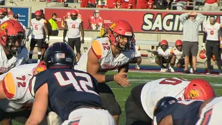 No. 1 Ferris State scores late touchdown to top No. 25 Saginaw Valley State 33-28