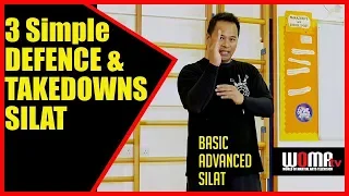 How To 3 Simple DEFENCE & TAKEDOWNS SILAT