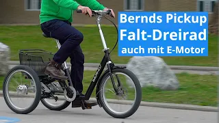 Bernds Pickup Falt-Dreirad mit und ohne E-Antrieb