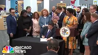 ‘First of Its Kind': Pritzker Signs Illinois Law to Ban Book Bans