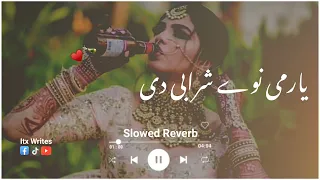 Yar Me Nawe Sharabi Da🖤☘️🥂 Pashto slow mo gana ✨ Pashto new gana 2023 ❤️ Slowed Reverb