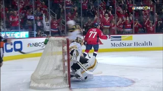 Backstrom’s pass over two sticks springs Oshie on a breakaway