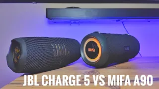 JBL CHARGE 5 VS MIFA A90 "40 WATTS VS 60WATTS?"