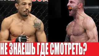 СМОТРЕТЬ БОЙ UFC 237 ЖОЗЕ АЛЬДО - АЛЕКС ВОЛКАНОВСКИ