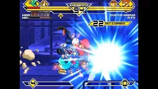 SK MUGEN - Marvin & May vs Super Mario & Ryu