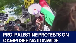 Pro-Palestine protests on campuses across the country; colleges cracking down | FOX 7 Austin