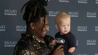 Boy meets hero Shaquem Griffin