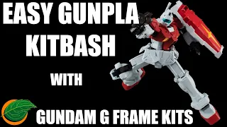 How to make easy Gunpla Kitbashing with Gundam G-Frame Kits!