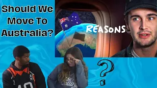 AMERICANS REACT TO Why an American Moved to Australia and Loves It