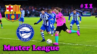 Barcelona Master League #11 | Barcelona vs Alaves |  PES 2021 Gameplay PC