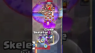 100 Mother Witch vs 1000 Skeletons 😱 #shorts #clashroyale #supercell