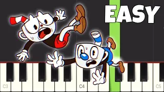 Cuphead Song - Delicious Cookie - EASY Piano Tutorial GH's