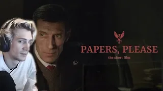 xQc Reacts to PAPERS, PLEASE - The Short Film (2018) 4K SUBS | xQcOW
