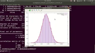 Monte Carlo Integration -Theory, Code, Central  Limit Theorem, Error in M.C , Gnuplot visualization