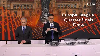 UEFA Europa League Quarter Final Draw 2022 Live Results | Football Flash  #UELDraw #UEL