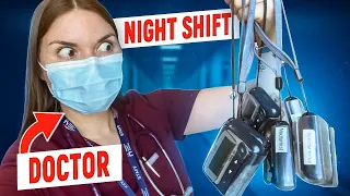 Day in the Life of a Doctor: Night Shift ON CALL in the Hospital!