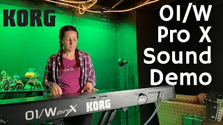 KORG 01/W Pro X - Sound Demo by Anna