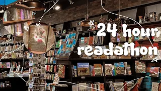 24 hour reading "vlog" | 6 books! reading fantasy, thriller, romance