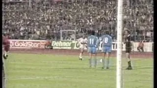 1988 - VfB Stuttgart siegt 2:0 gegen Tatabanya