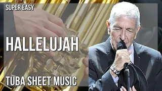 SUPER EASY Tuba Sheet Music: How to play Hallelujah  by Leonard Cohen