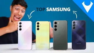 mudou! MELHORES celulares da SAMSUNG para COMPRAR MEIO de 2024!