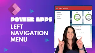Building a Left Navigation Menu for Power Apps - Step by Step Guide