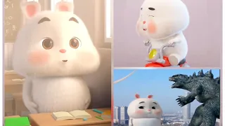 Tik tok compilation Super Cute Fat Rabbit | Si embul kelinci lucu