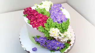 Торт с Сиренью(крем БЗК). /Cake with lilac(protein custard).