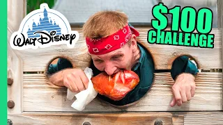 $100 Disney Food Challenge!!! Most EXPENSIVE Food on Earth!!