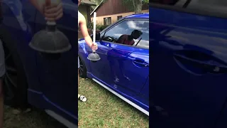 Removing Car dent with Boiling water and a plunger! DIY