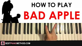 HOW TO PLAY - Touhou - Bad Apple (Piano Tutorial Lesson)