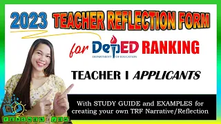 Teacher Reflection Form | DepEd Ranking