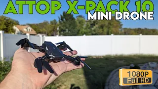 Attop X-Pack 10 Mini Drone with 1080p Camera Review