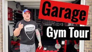Powerlifting & Strongman Garage Gym Tour | Rorman Strength | Megalith Handles | Home Gym | Rep | DIY