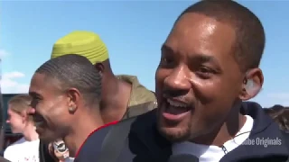 50 YEARS YOUNG: Watch Will Smith bungee jump from the sky!