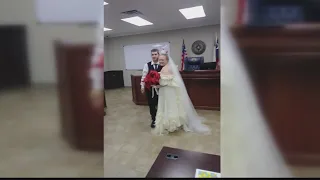 Couple killed minutes after getting married