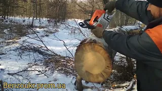 STIHL MS 251 реальный показ работы!