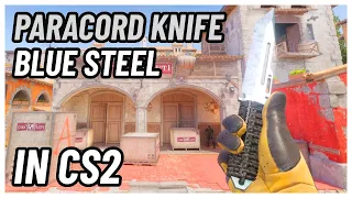 ★ CS2 Paracord Knife Blue Steel | CS2 Knife In-Game Showcase [4K]