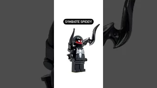 How To Make A LEGO Symbiote Spider-Man Minifigure from Spider-Man 2! #shorts