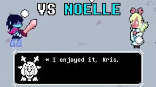 Noelle Fight ALL ENDINGS | Frozen Over Deltarune Fangame