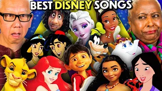 Elders React To The Best Disney Songs Of All Time! (Frozen, Mulan, Lion King) | React