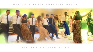 Wedding Surprise Dance // Kevin & Daliya | Spectra Wedding Films | Sri Lanka #groomside  #2024