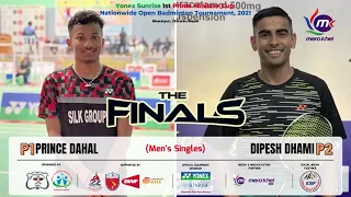Dipesh Dhami vs Prince Dahal Final Match of Prime Minister Cup Nationwide Open Badminton Tournament