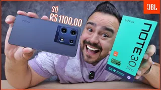 INACREDITÁVEL ! 16GB RAM + SOM JBL + AMOLED 120HZ + 108MP + WIRELESS CHARGE = INFINIX NOTE 30 PRO